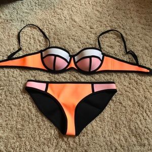 Poppy Triangl Bikini - Peach Soda